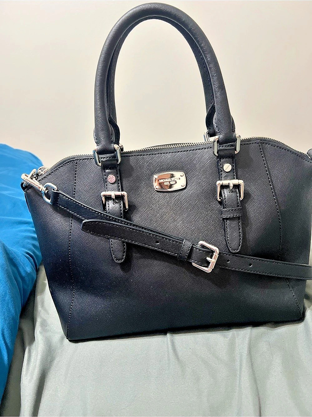 Michael Kors Ciara Black Satchel Shoulder Bag
